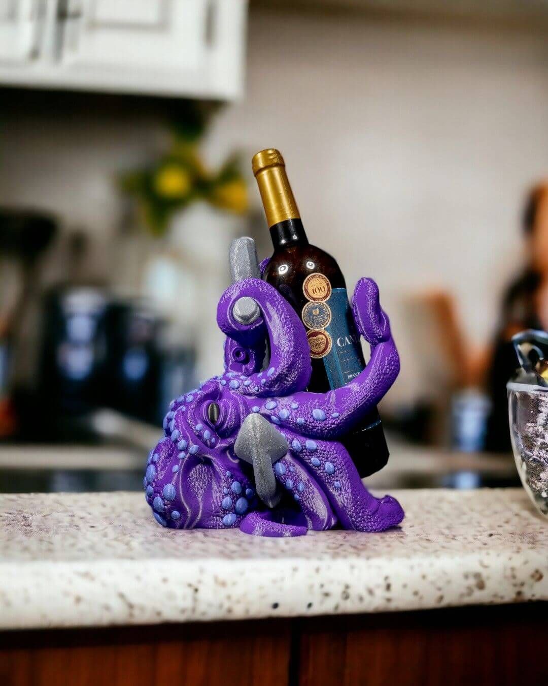 Merlot the Octopus Wine Holder Photoroom 79716545dd