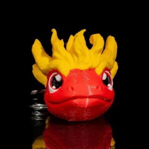 Baby fire dragon keychain1 8f84b4e58b