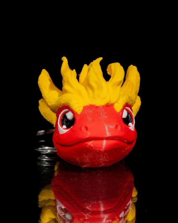 Baby fire dragon keychain1 8f84b4e58b