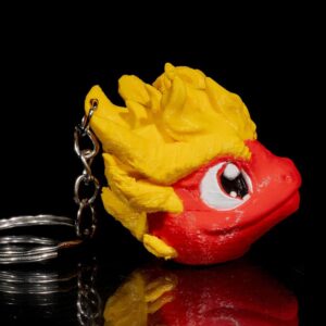 Baby fire dragon keychain2 6617e9064b