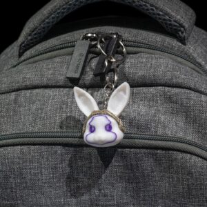 Cyberpunk Bunny Keychain 3 381b053f38