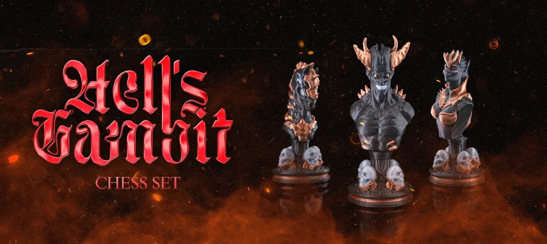 Hellis Gambit Chess set