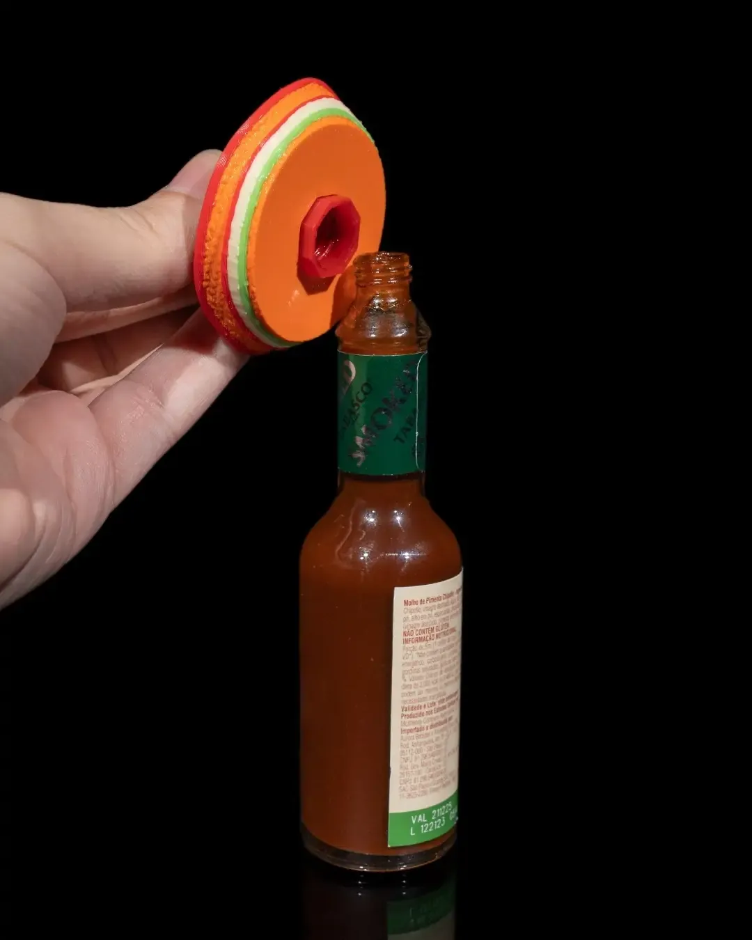 Sombrero Keychain and Tabasco Topper 4 53206ea453