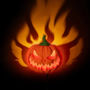 Flaming Pumpkin Wall Lamp1 f93974bc60